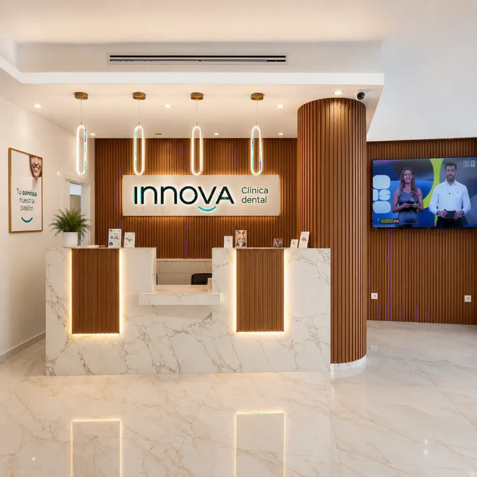 Recepción de Clínica Dental Innova